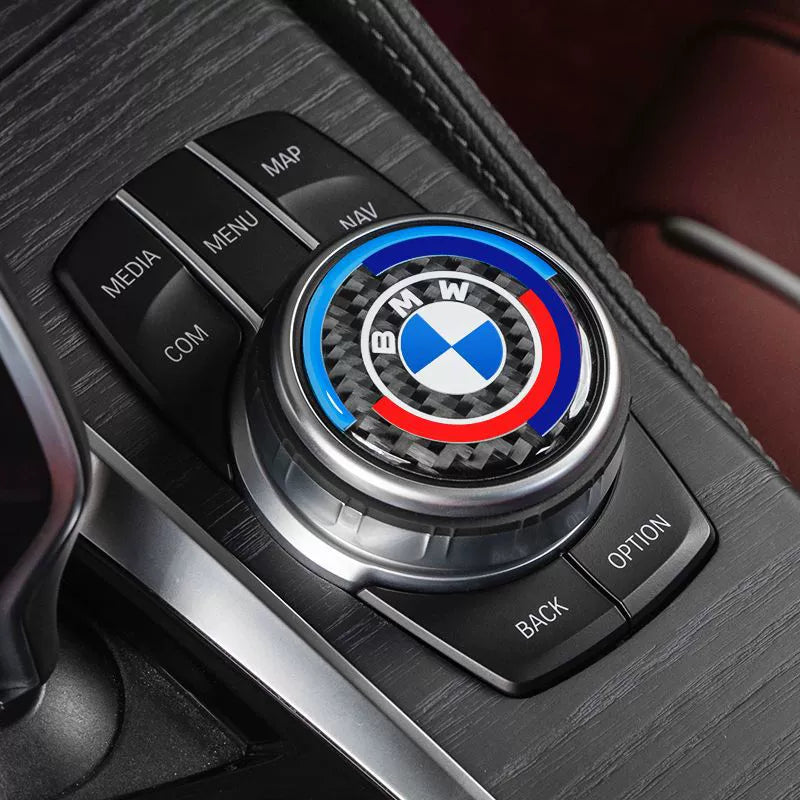 Dekoratív matrica a BMW multimédia gombhoz