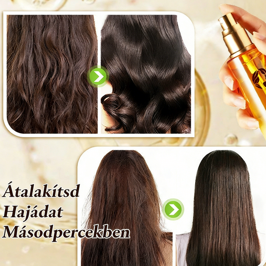 💁♀️✨Hajolaj-szérum spray göndör hajra ✨💆♀️Könnyű 3 az 1-ben kezelő spray