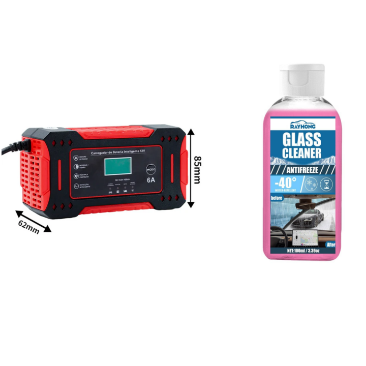 Akkumulátortöltő intelligens autóhoz és hordozható