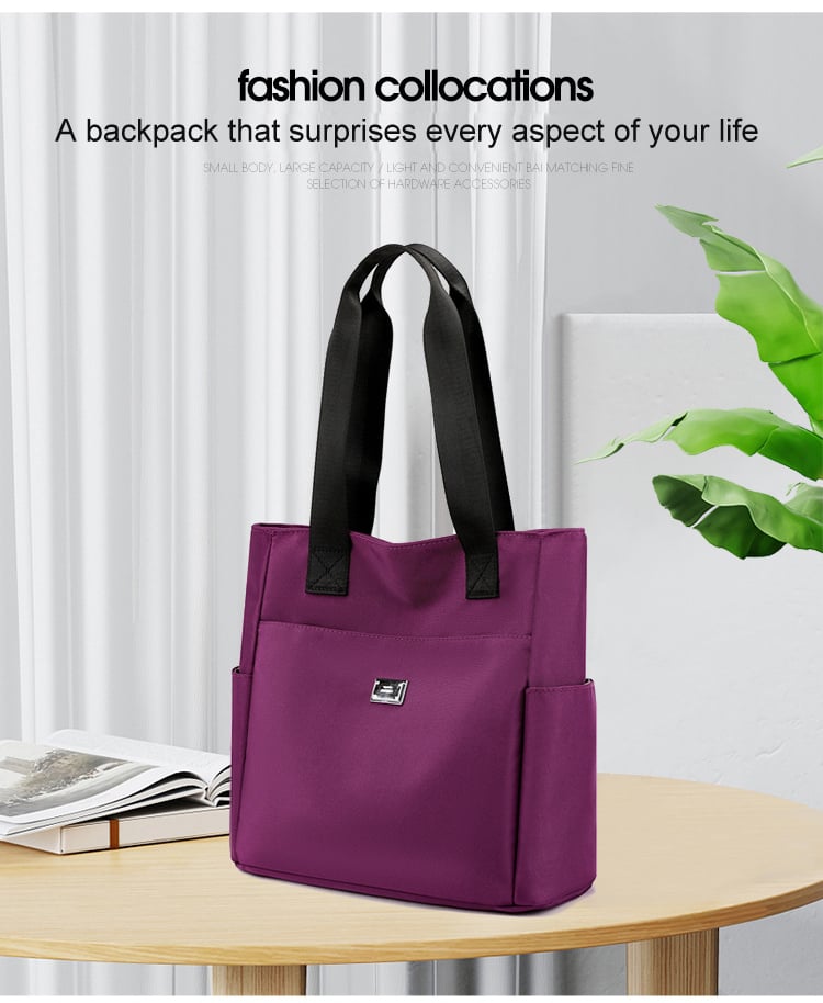 🔥Vízálló nylon válltáska nagy kapacitással és több zsebbel👜