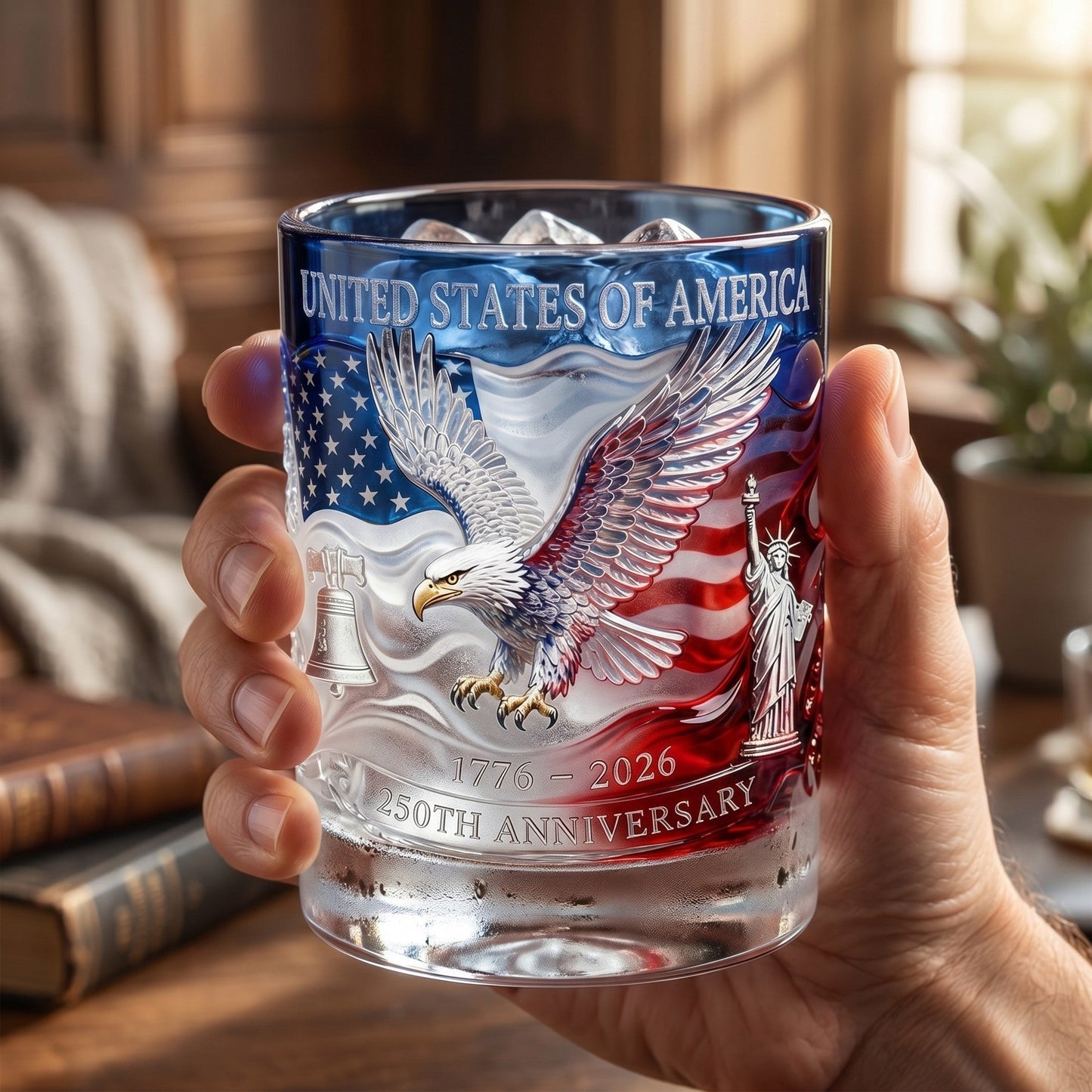 Limitált kiadású, 2026-os USA 250. évfordulós emlékpohár – 1776-2026 Heritage Edition