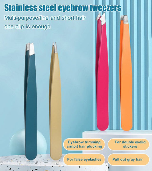 🙌Többcélú rozsdamentes acél szemöldökcsipesz készlet