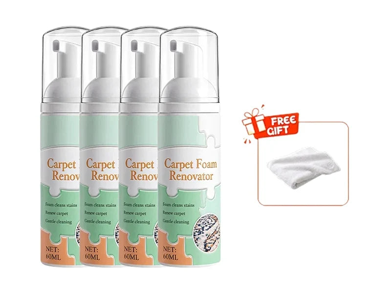 🧼 Vízmentes szőnyegtisztító habbal