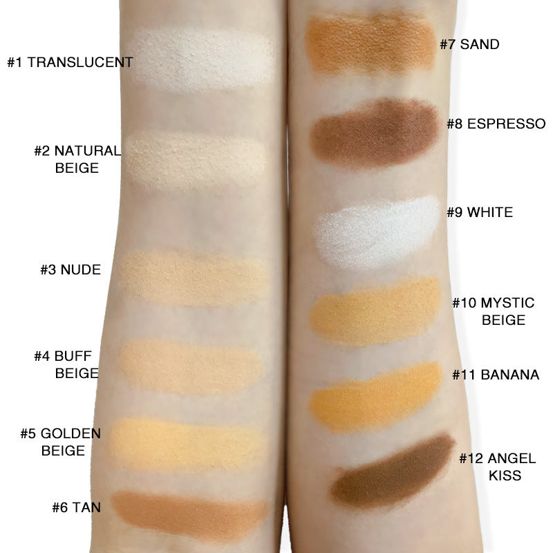 ✨ Hordozható, olajszabályozó kompakt púder beépített tükörrel