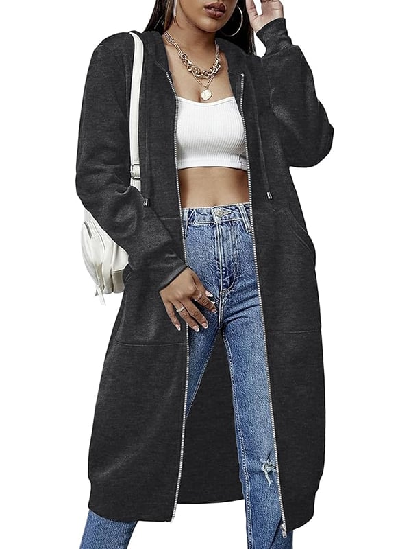 🥳Őszi Új Érkezések Akció 49% Kedvezmény🔥Női alkalmi cipzáras pulóver – Kényelmes őszi viselet✨