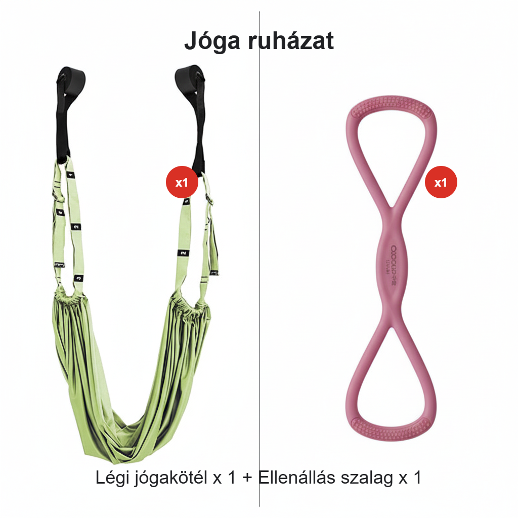 🔥💦Légi jógakötél hátfájásra-Minden rendeléshez egy gyönyörű ajándék jár.