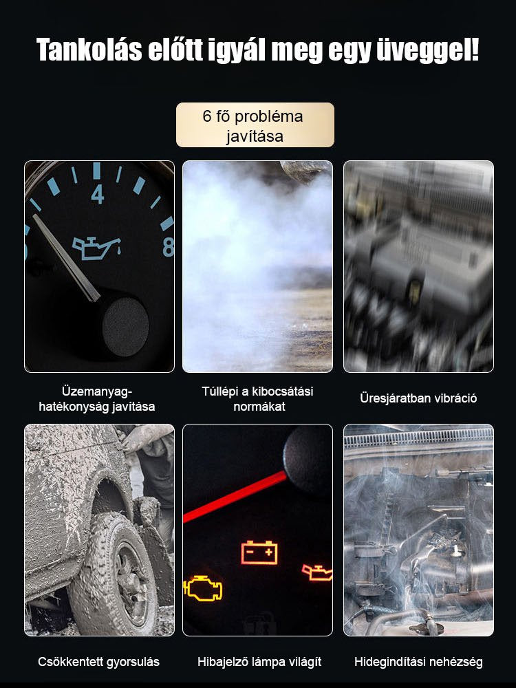 Teljesen új frissítés! Háromkomponensű lerakódástisztító és karbantartó kettő az egyben.