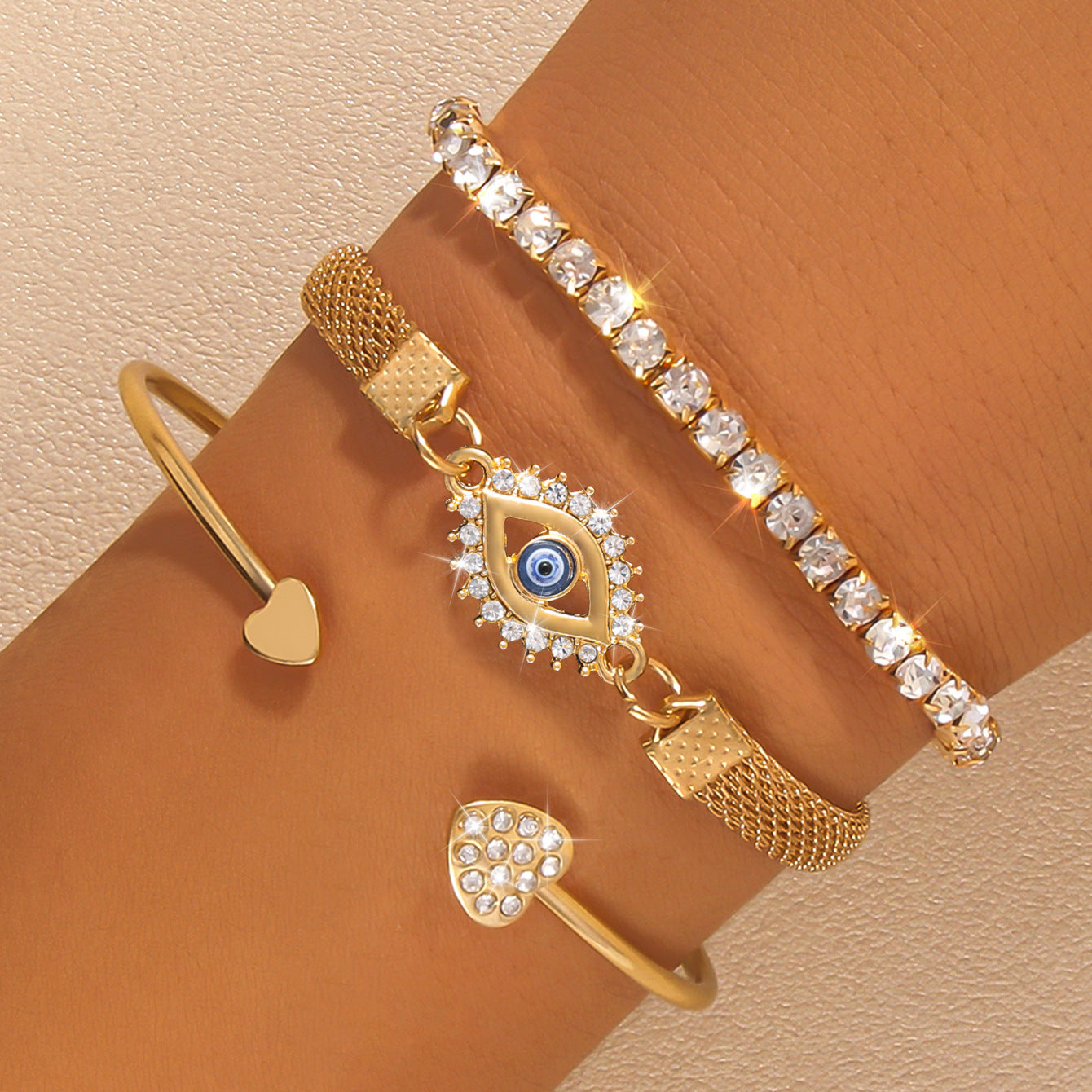 Háromrészes bohém karkötő szett