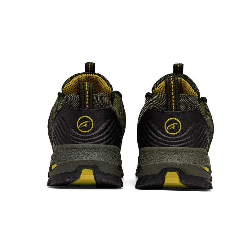 Férfi csúszásgátló túra- és munkacipő, széles, lábboltozat-támasztással és párnázással