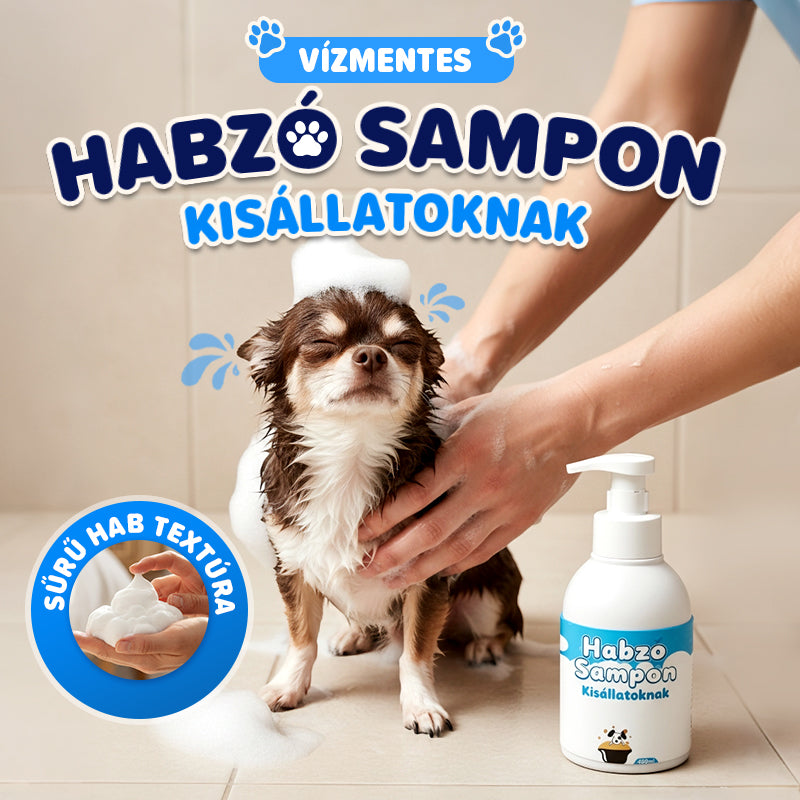 🐱 Gyengéd, Növényi Alapú Dezodoráló Hab Háziállatoknak