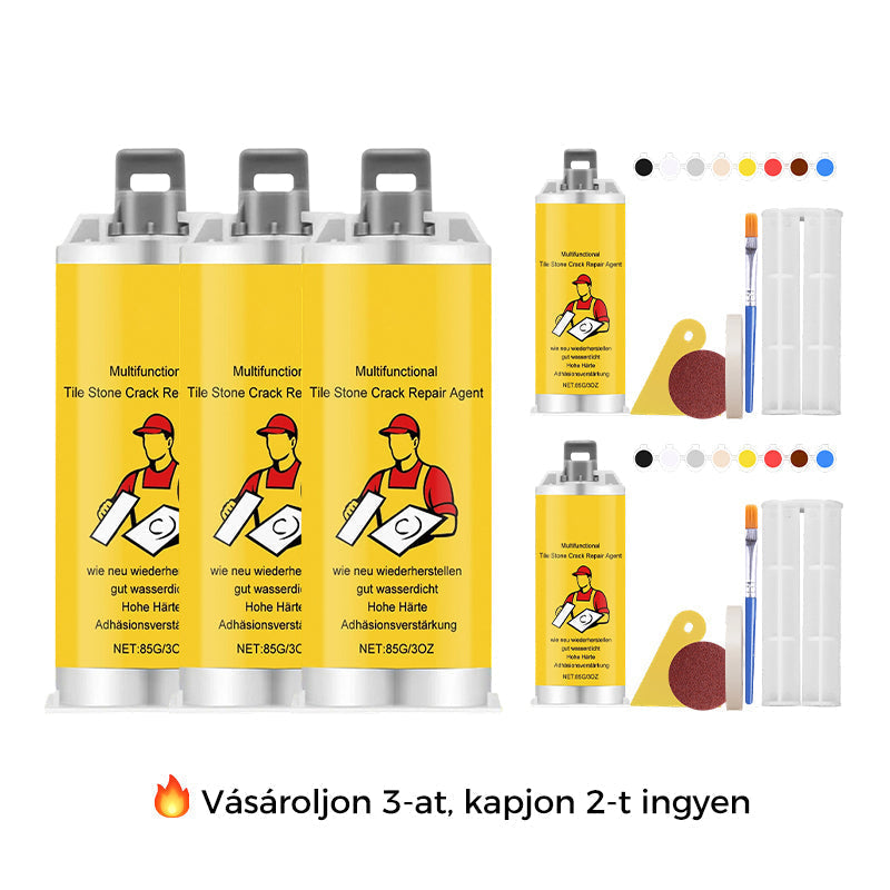 🧱 Többfunkciós javító készletek csempe- és kőrepedésekhez💧