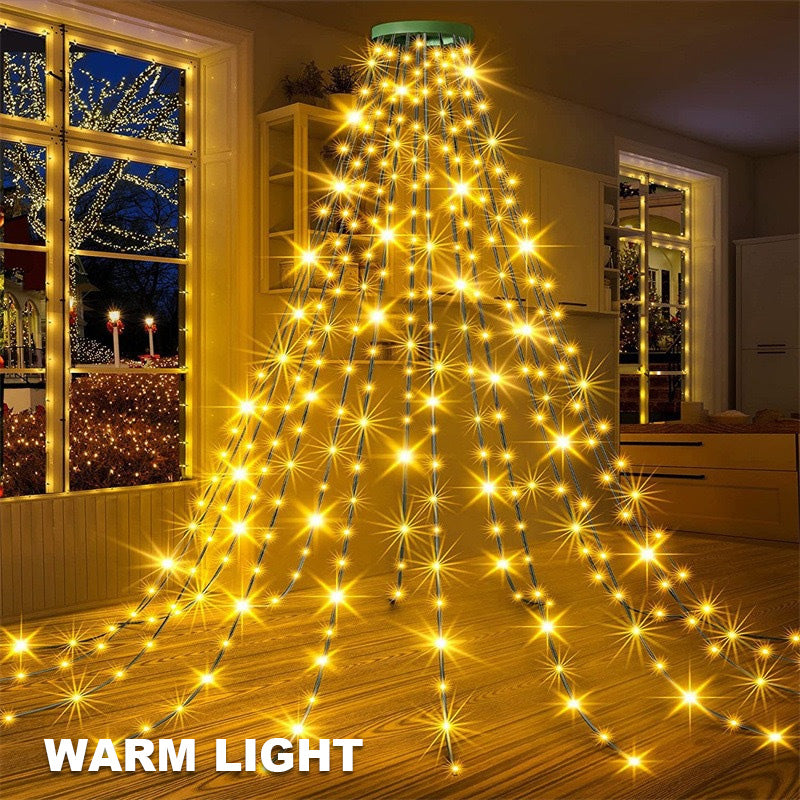🎄 Ötágú csillag alakú LED-es karácsonyfa égő 🎄