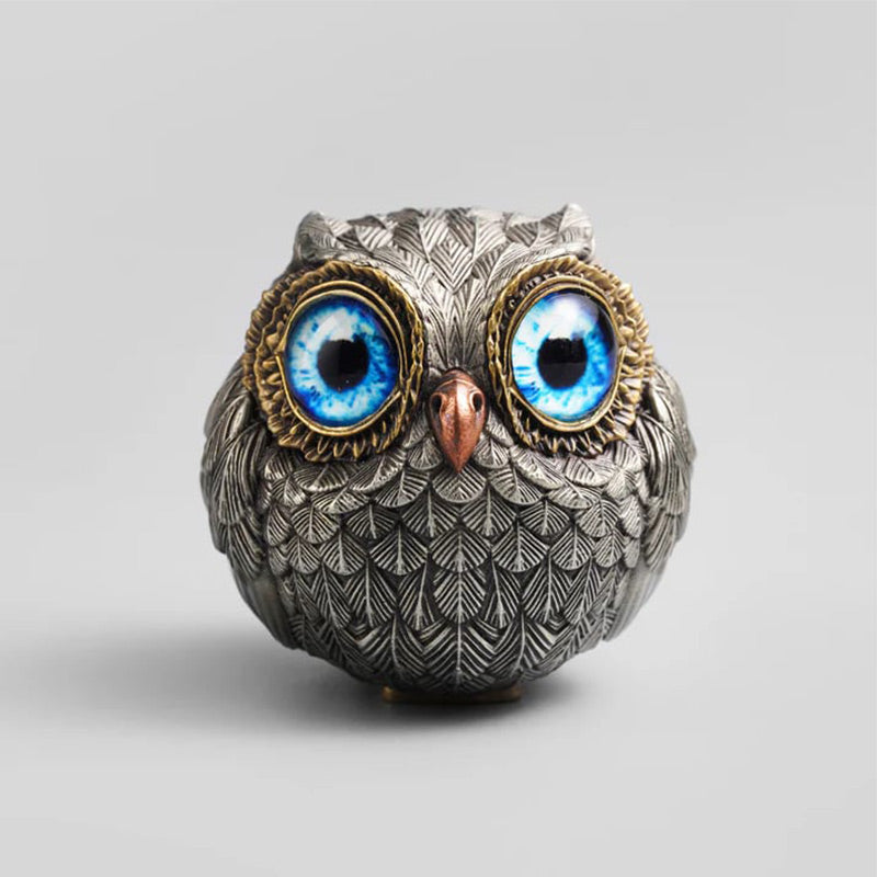 🦉Reális szerencsés bagoly őrzőfigura