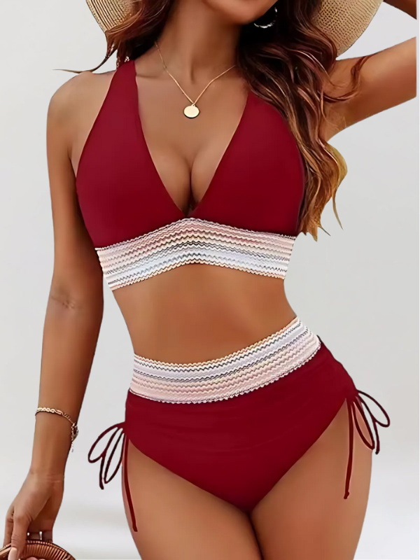 Isa | Magas Derekú Hasformáló Bikini Szett