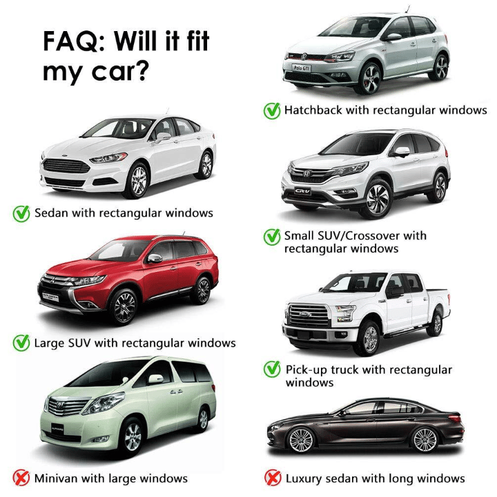 🚗🐛 Univerzális Autóablak Szűrők 🦟