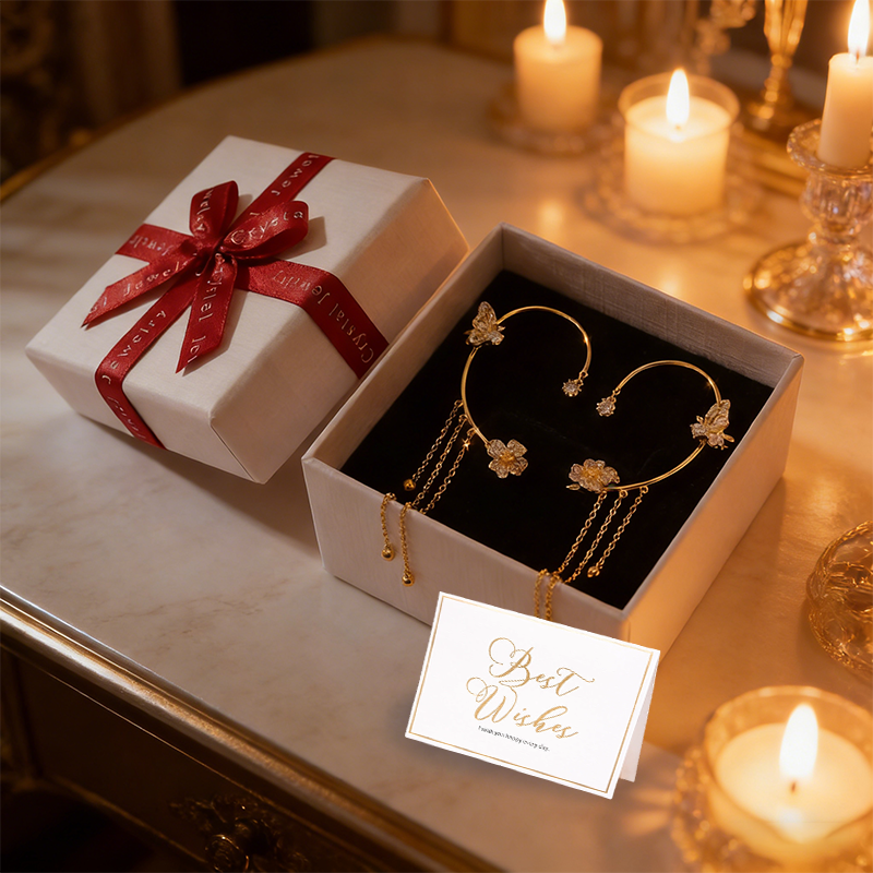 ✨PILLANGÓ ROJTOS STÍLUSÚ CIRKON FÜLBEVALÓ | TÖKÉLETES AJÁNDÉK🎁