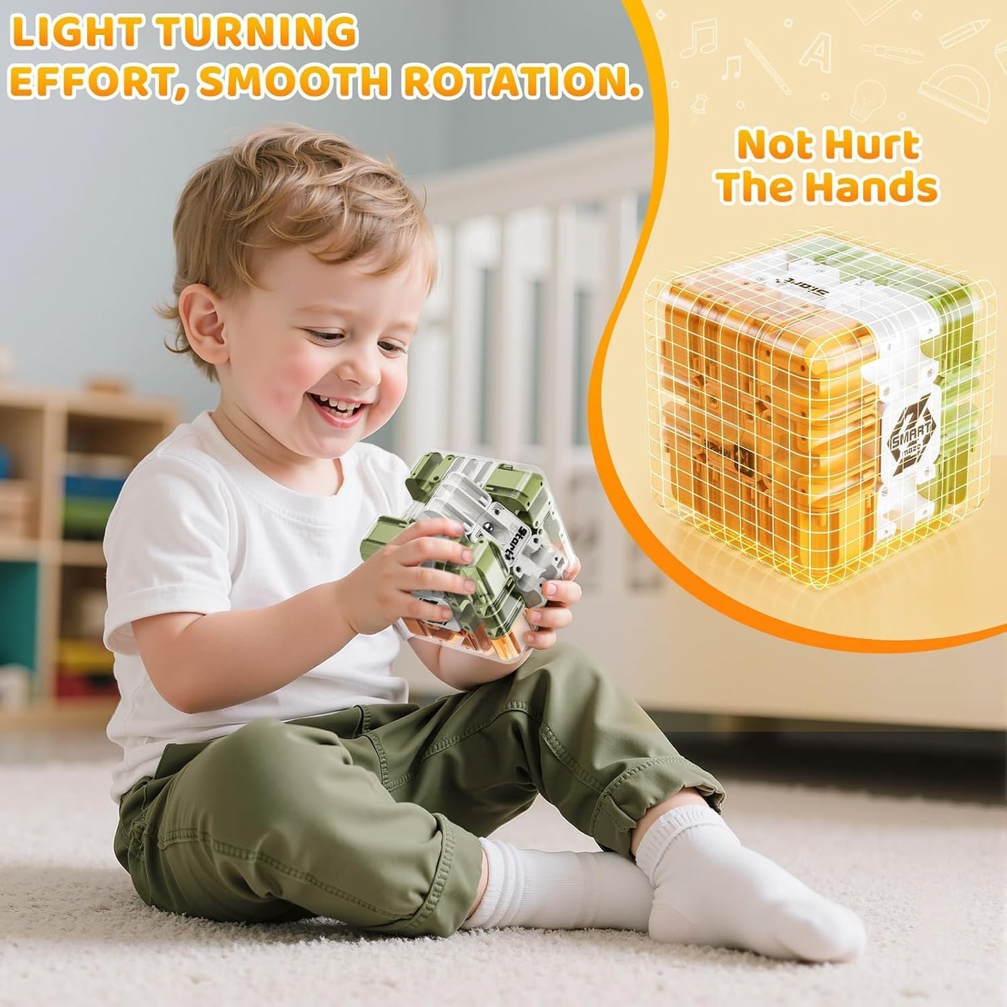 Nagy labirintus 3D kirakós labirintus kocka 🧩✨ – Lenyűgöző agytorna játék gyerekeknek és felnőtteknek 🧠