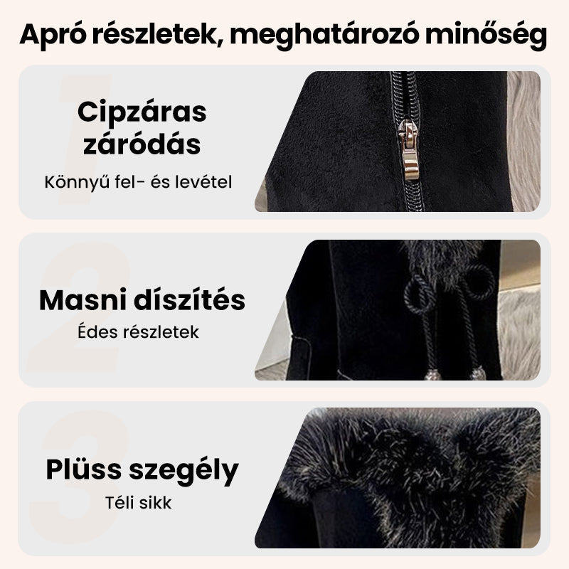 🌸Időkorlátozott ajánlat🎄 Női meleg, csúszásmentes, tartós csizma❄️