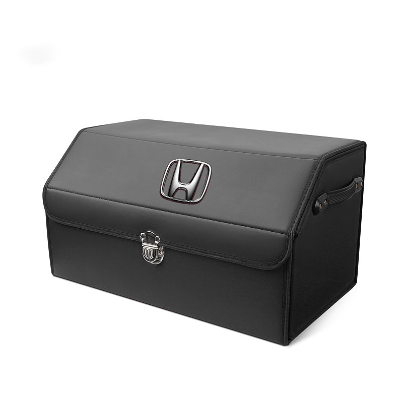 Bőr tárolórekesz az autó csomagtartójába