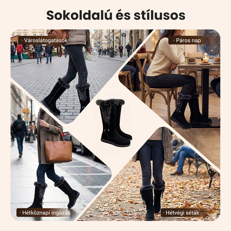 🌸Időkorlátozott ajánlat🎄 Női meleg, csúszásmentes, tartós csizma❄️