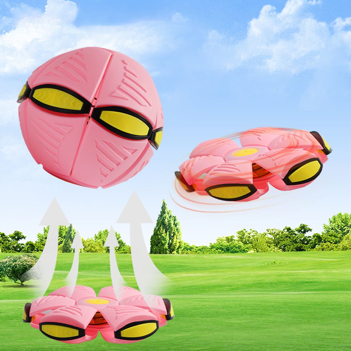 [Vásárolj egyet, kapsz egyet ingyen] Gyerek ugrálólabda, Varázslabda, Varázslatos repülő csészealj, Ugrálólabda, Szülő-gyermek interakció (Kistestű kutyák számára alkalmas)