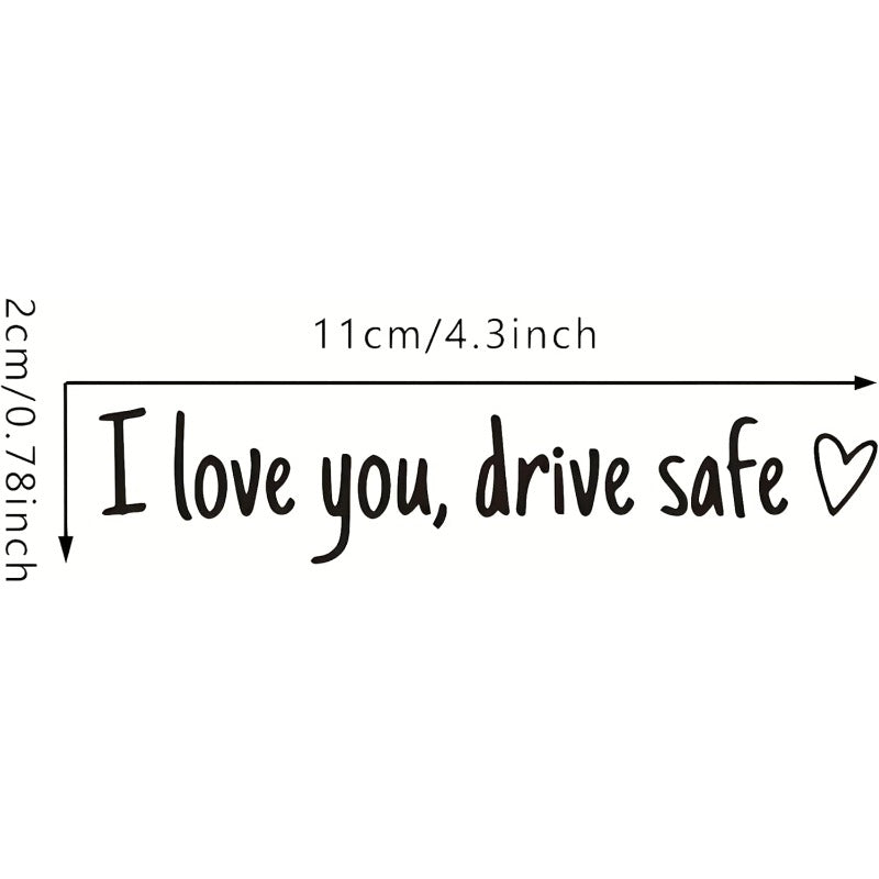 Visszapillantó tükör vinil matrica emlékeztető