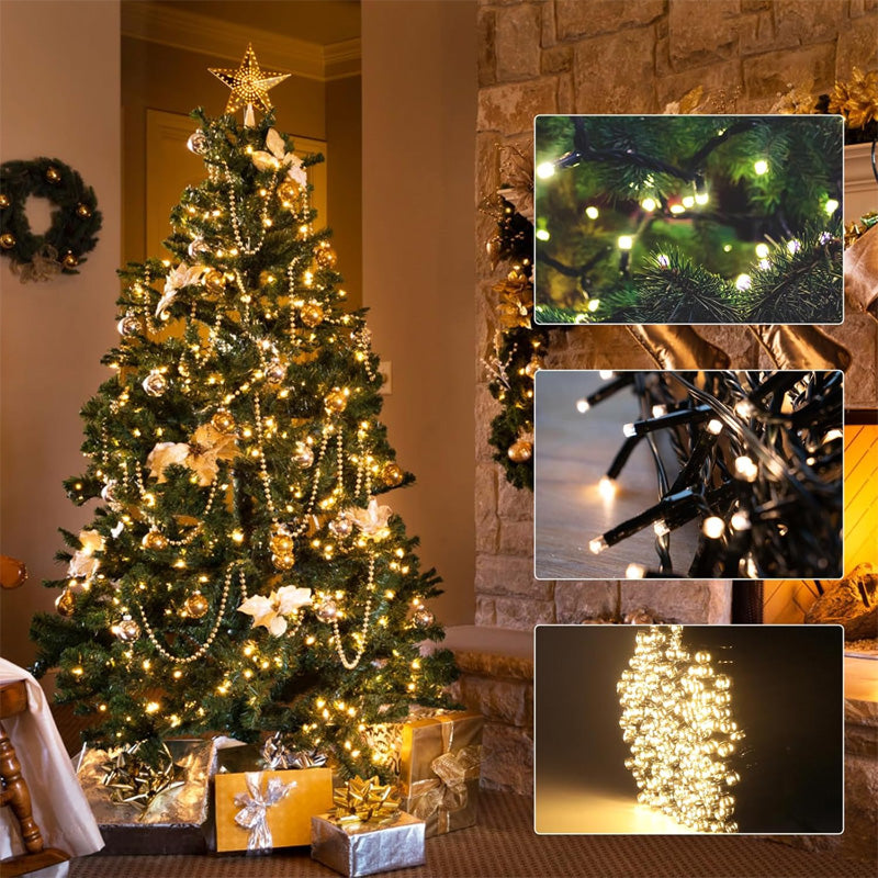 🎄 Ötágú csillag alakú LED-es karácsonyfa égő 🎄