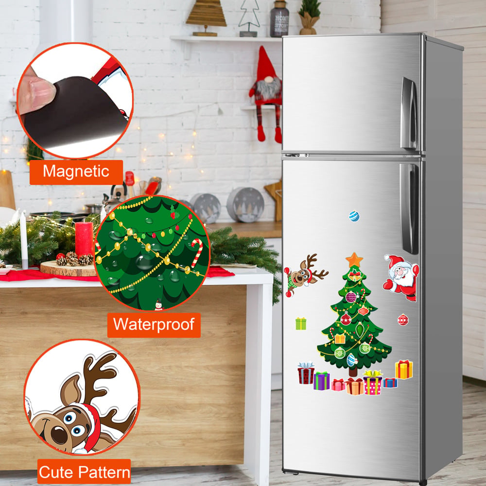 🎁🎅 Karácsonyi témájú mágneses matrica🎄