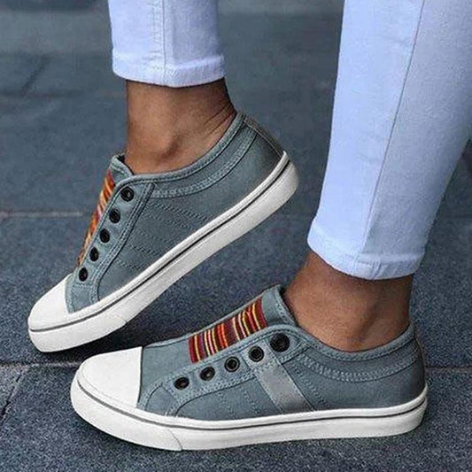 2025 nowe letnie buty ortopedyczne Vintage Denim Slip On