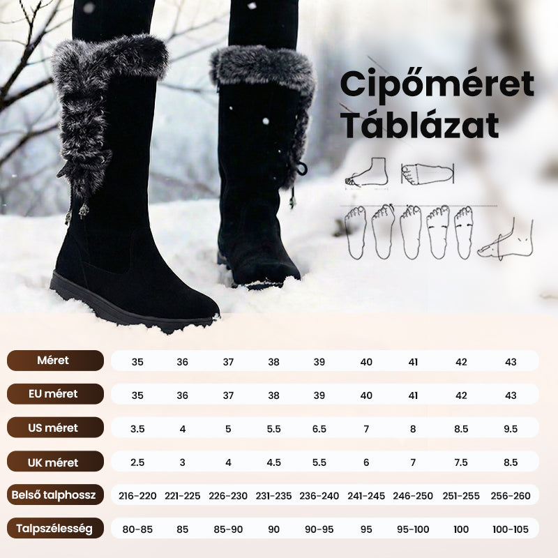 🌸Időkorlátozott ajánlat🎄 Női meleg, csúszásmentes, tartós csizma❄️