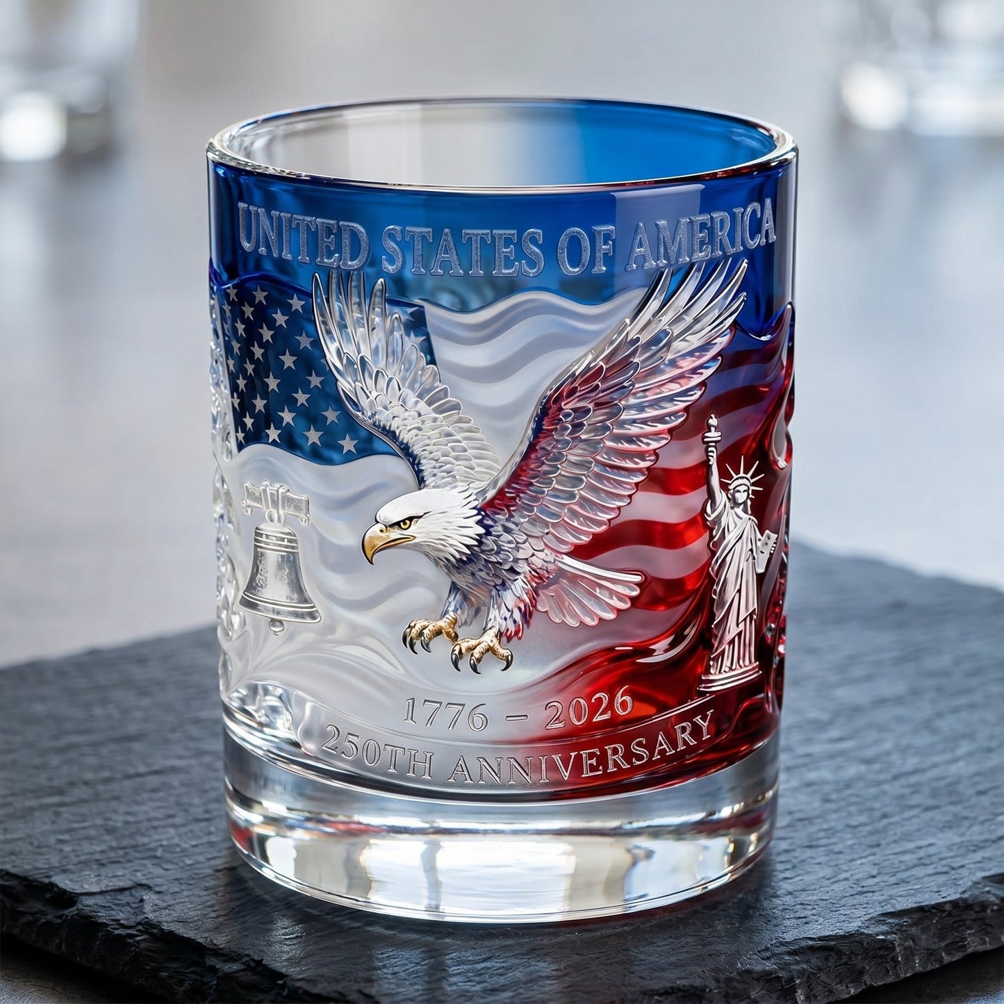 Limitált kiadású, 2026-os USA 250. évfordulós emlékpohár – 1776-2026 Heritage Edition