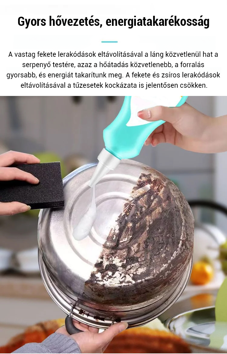 Távolítsa el a fekete gélt a pot aljáról