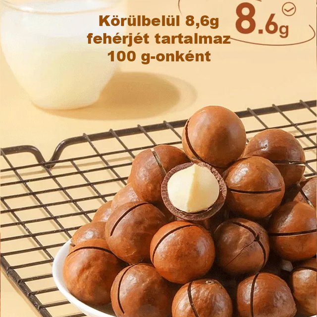 150 g nassolnivaló makadámdió