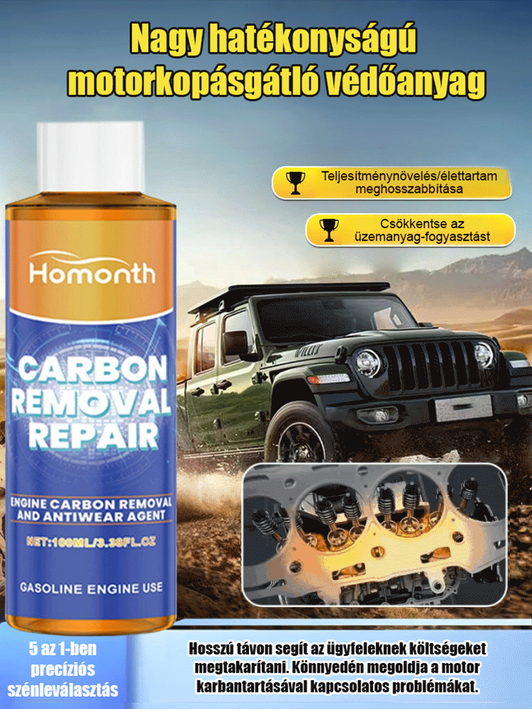 Homonth motor hatékony kopásvédő adalékanyag