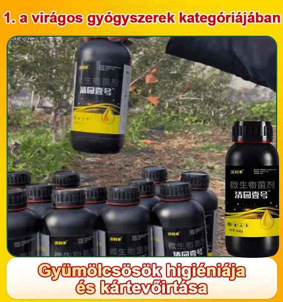 1000 kg vízzel hígított egy üveg növényi gyümölcsfa tisztítószer