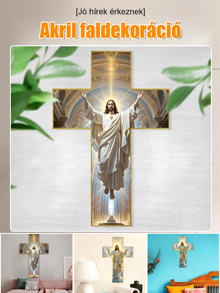 "Evangelium jön" akril fali dekoráció
