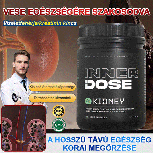 Vese kiegészítő kapszula Férfiak és nők számára egyaránt használható, tudományos formula, amely átfogóan javítja a vesefunkciókat!