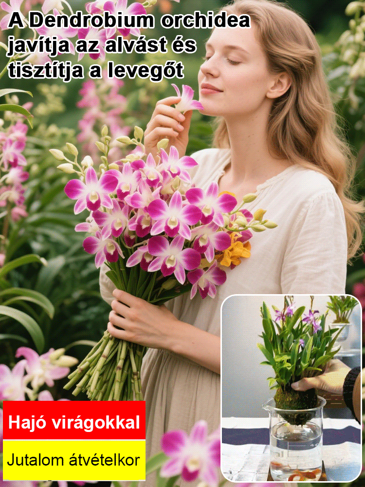 Illatos Dendrobium Orchidea Alvásjavító Légfrissítő Növény