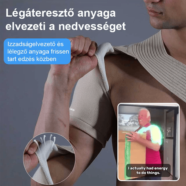 Krém kompressziós ujj a vállfájdalom kezelésére