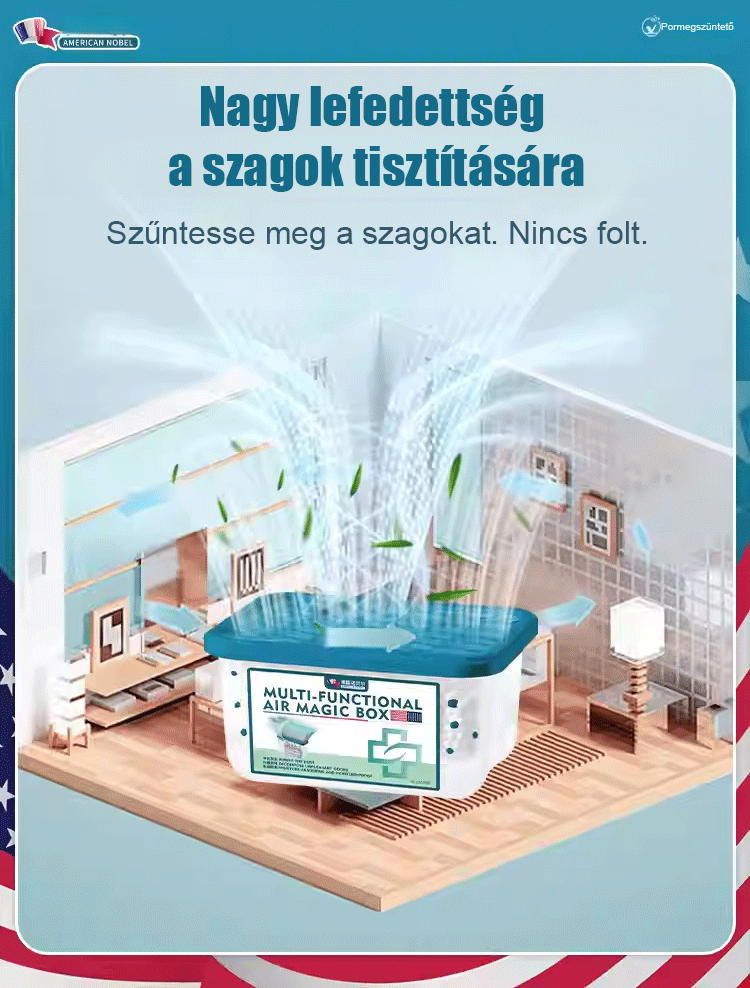 [Egy doboz teljes ház nedvesség- és poreltávolító, szagtalanító levegővarázsdoboz]