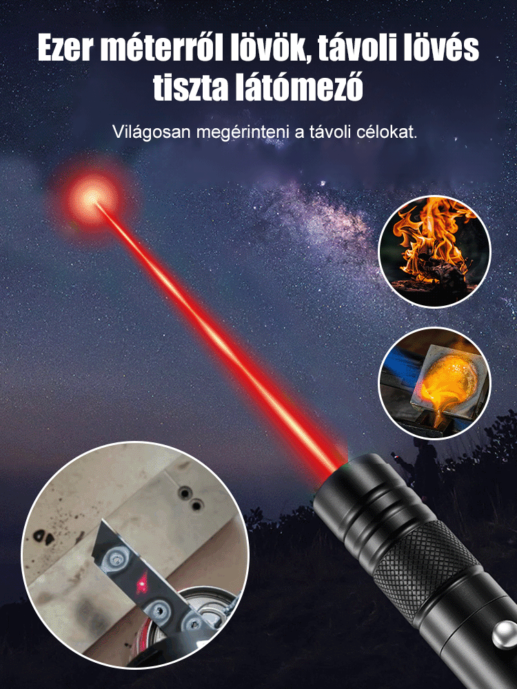 Nagy teljesítményű lézer toll