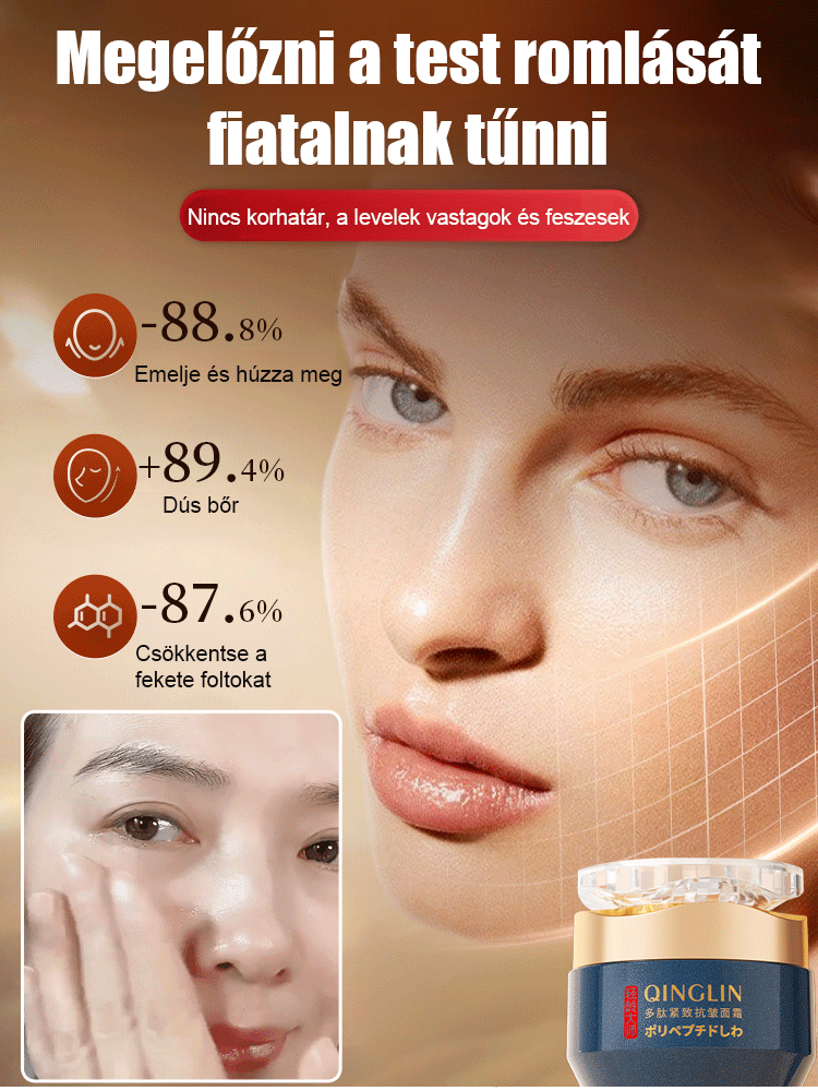 Öregedésgátló polipeptid ránctalanító arckrém