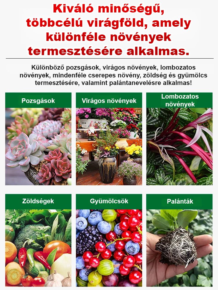 【A csírázási arány 30%-kal nőtt】Új, továbbfejlesztett otthoni kertészeti talajkeverék