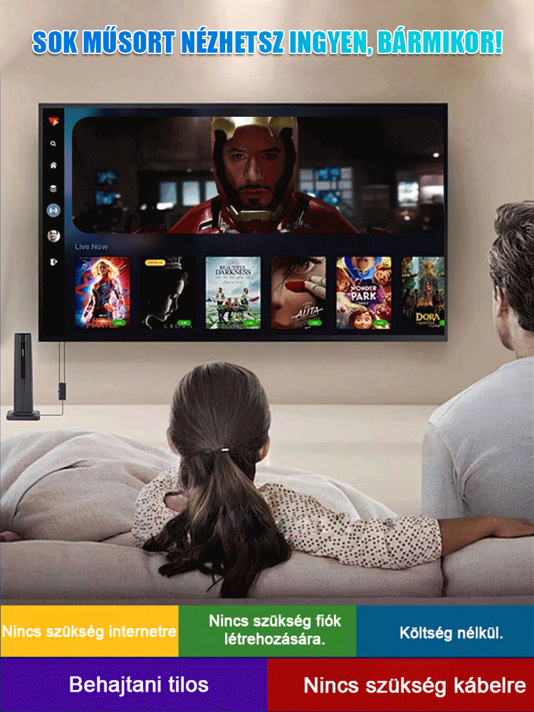 Nagyfelbontású digitális TV antenna