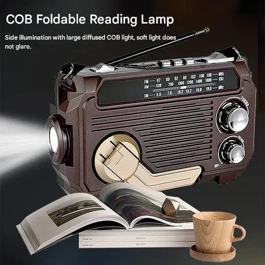 Kézi rádió vésztöltési funkcióval