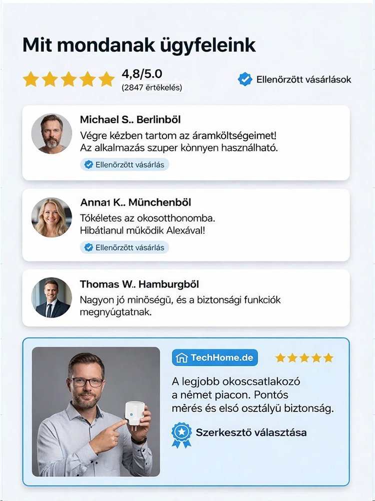 Okos WiFi távirányítós aljzat