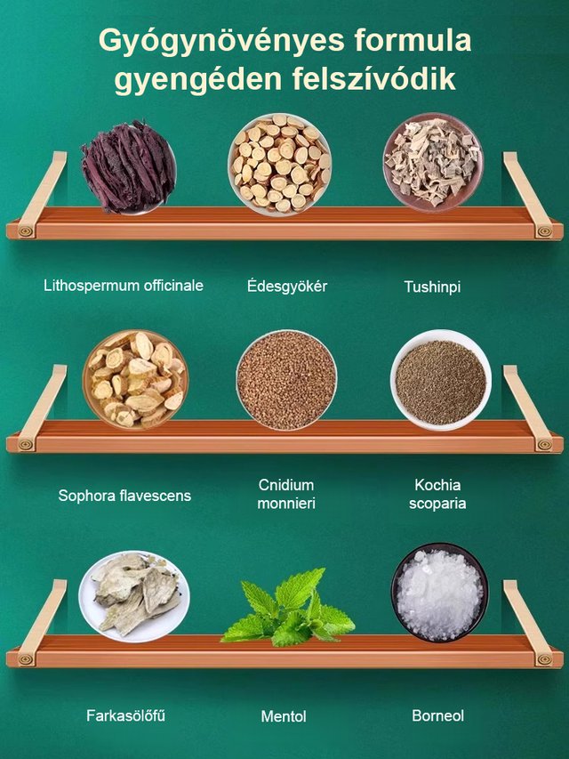 Miaojiang százfű viszketésgátló és antibakteriális kenőcs