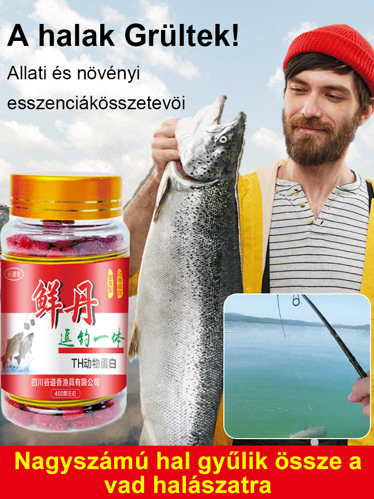 【Csali és etető egyben】 Friss Dánia lusta ember granulált halcsali