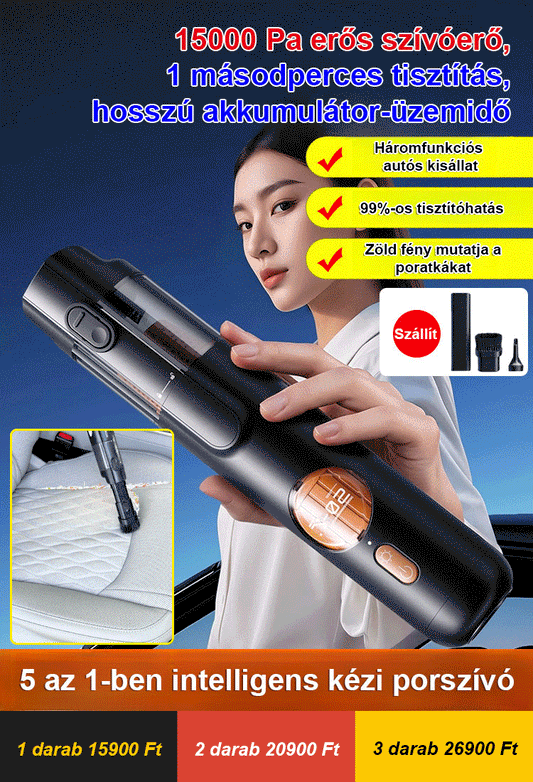Öt az egyben intelligens kézi porszívó