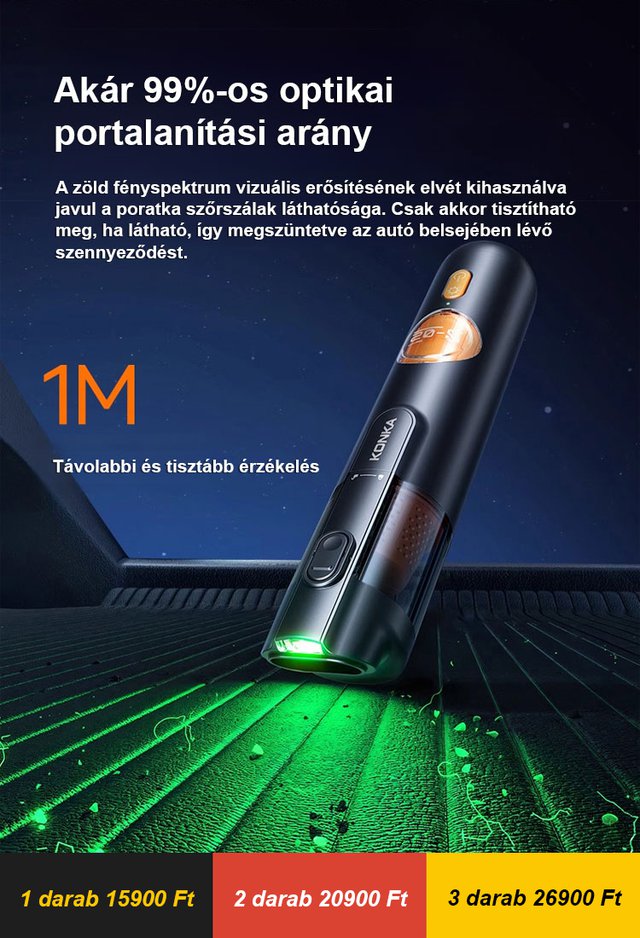 Öt az egyben intelligens kézi porszívó